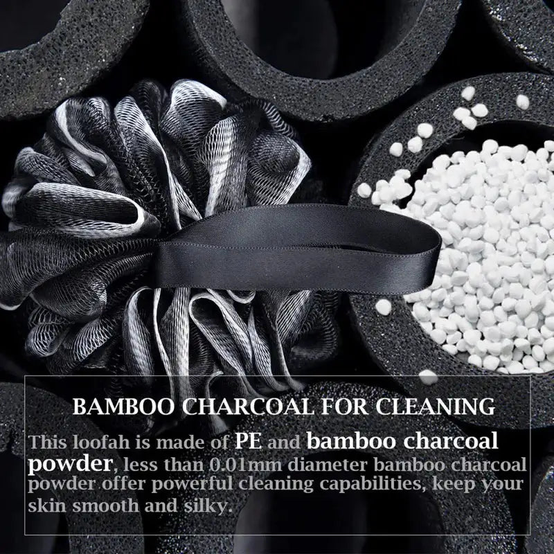 Luxury Bamboo Charcoal Bath Ball for Sustainable Self-Care