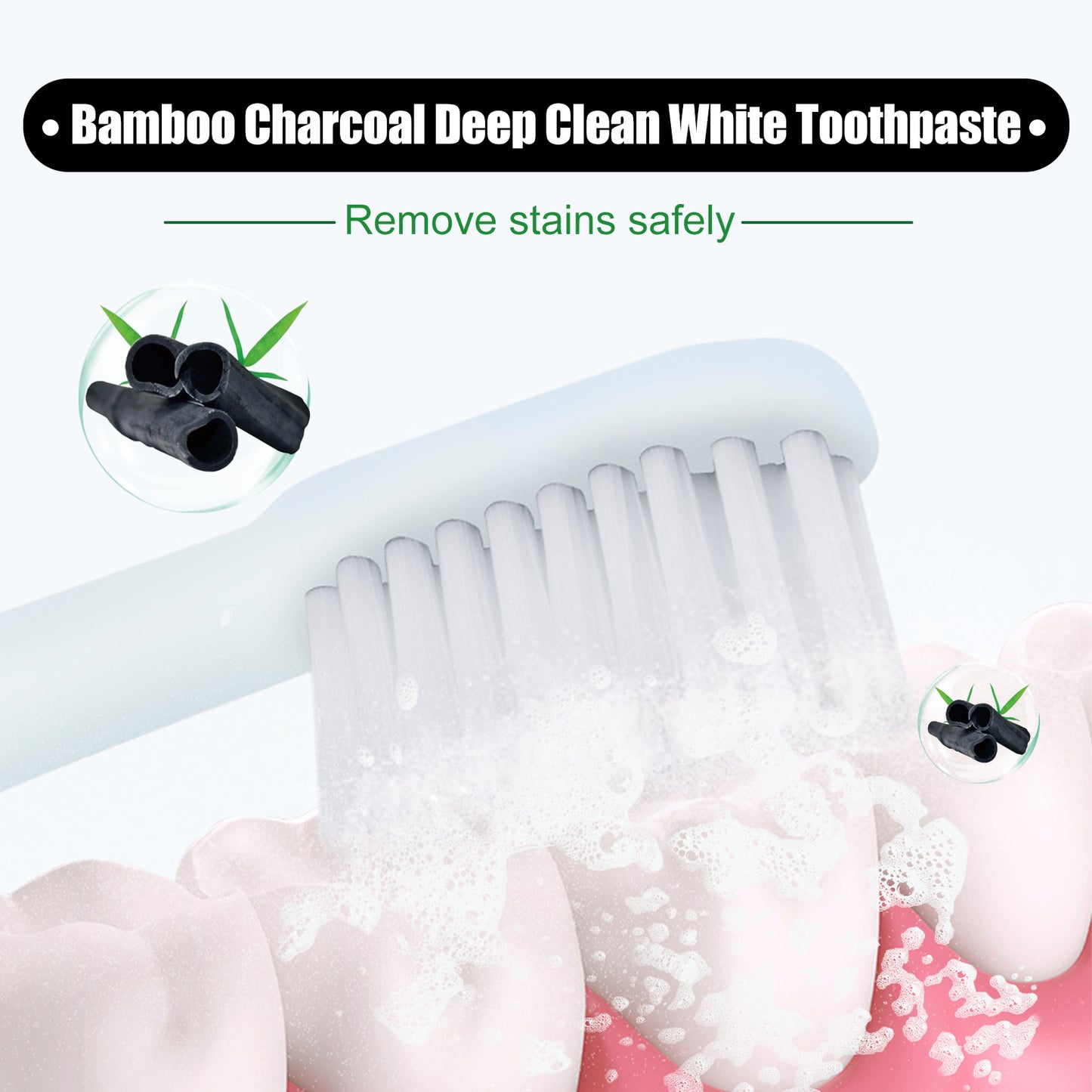 Mint & Mango Infused Bamboo Charcoal Toothpaste