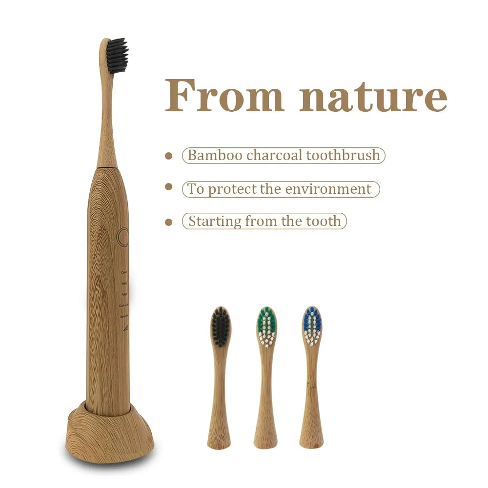 EcoSmile Bamboo Electric Toothbrush
