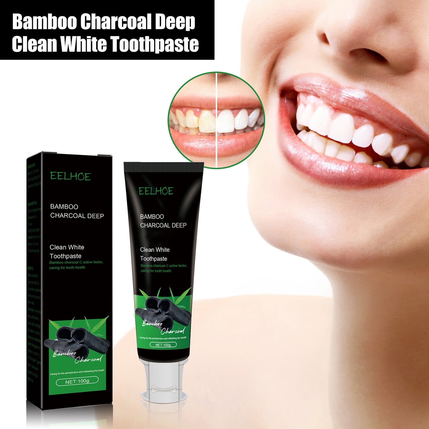 Mint & Mango Infused Bamboo Charcoal Toothpaste