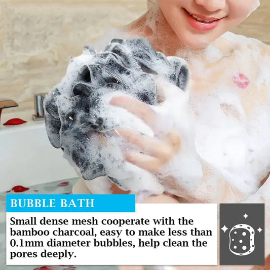 Luxury Bamboo Charcoal Bath Ball for Sustainable Self-Care